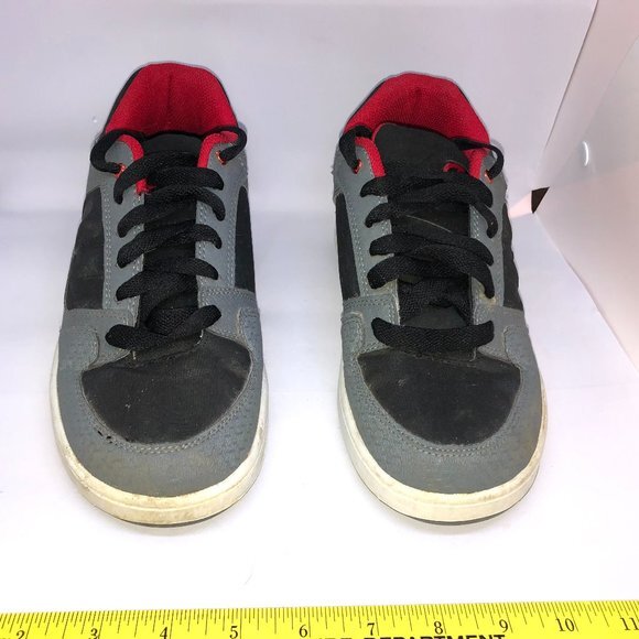 Heelys Black & Gray Sneakers w/Red Piping Men's 7 - Picture 1 of 10